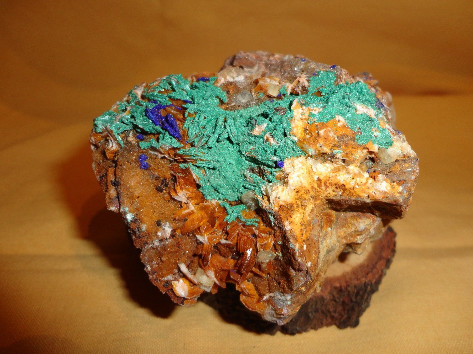 Minerali & Pietre curative: Malachit mit Azurit roh – Nuovo (secondo la descrizione) da Biberist venduto da Steine