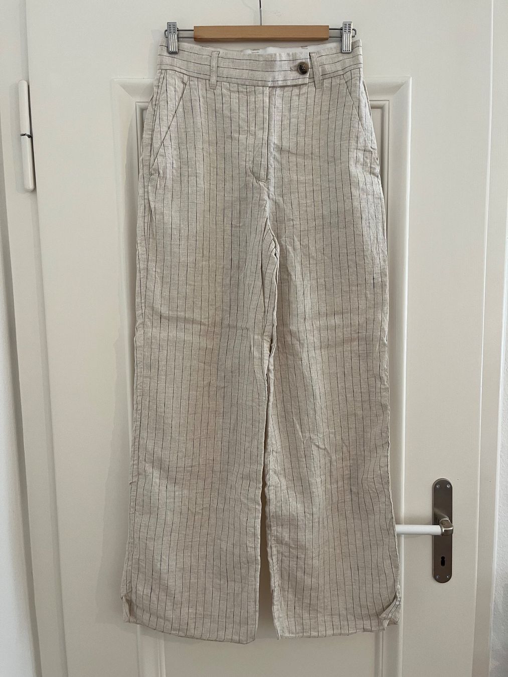 H&M Pantaloni: H&M 100% Leinenhose, Gr. 38 – Usato da Zürich venduto da vintage_for_you