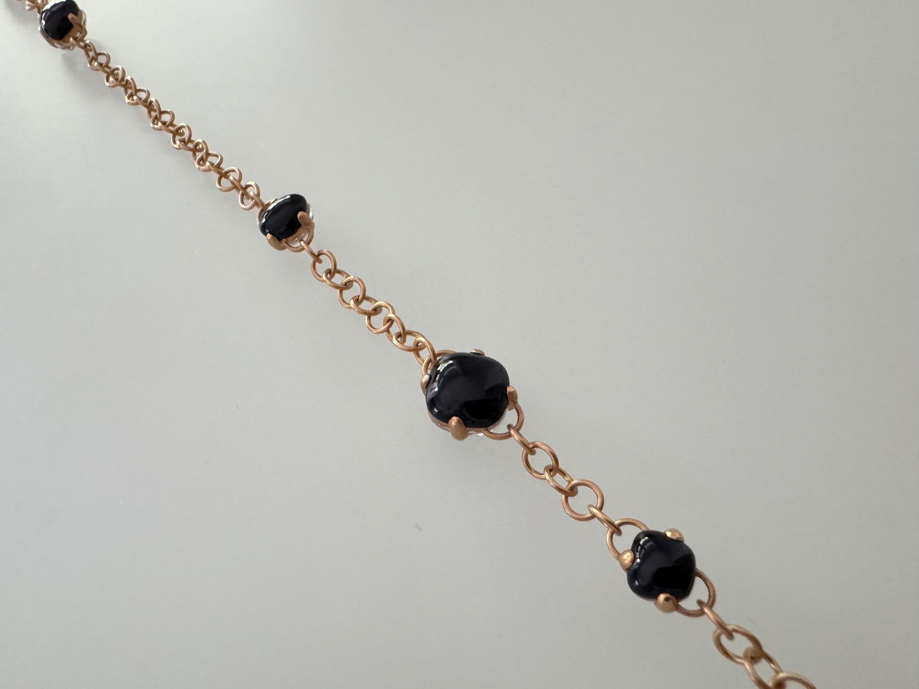 Pomellato Catenine: Collier Pomellato Capri en Or Rose Mat / Onyx – Usato da Geneve venduto da iBest 5