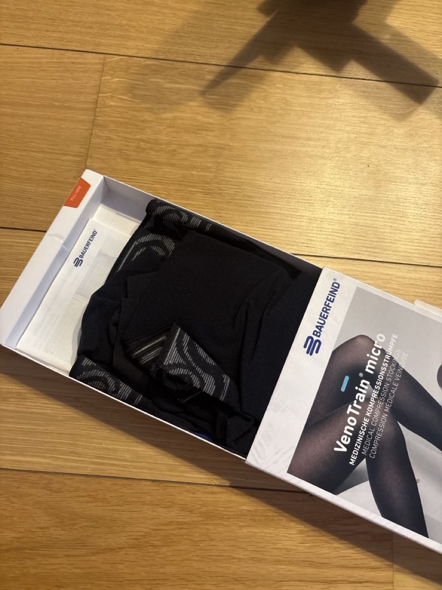 Calze & Collant: Bas de contention/ cuise venoTrain micro S neuf noir – Usato da Prangins venduto da Leelou11