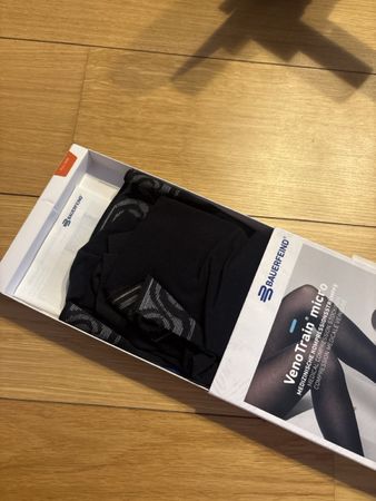 Bas de contention/ cuise venoTrain micro S neuf noir