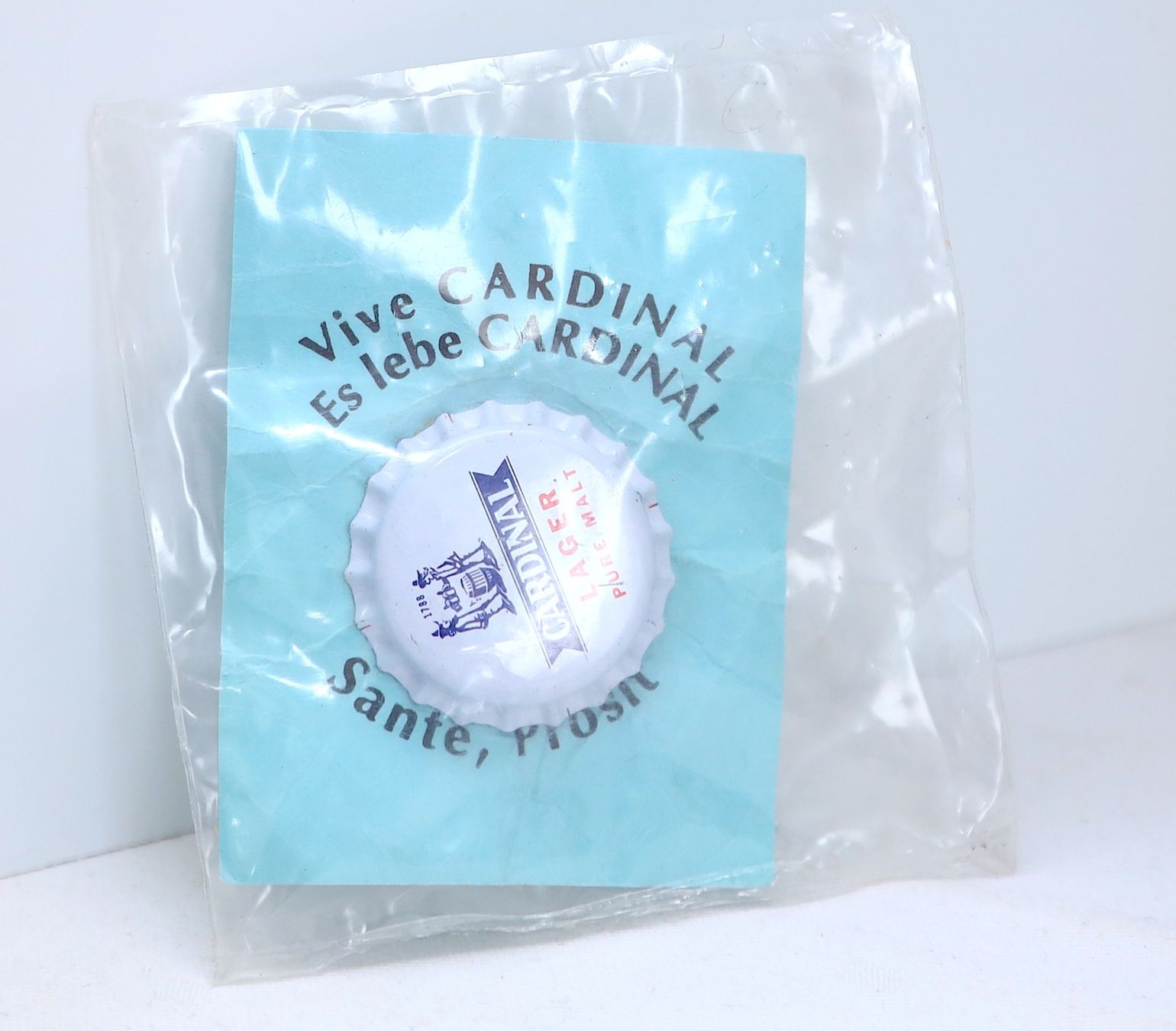 Cardinal Sottobicchieri: Bier RAR CARDINAL BIERDECKEL  PIN's – Nuovo e nell'imballaggio originale da Ipsach venduto da Merlux