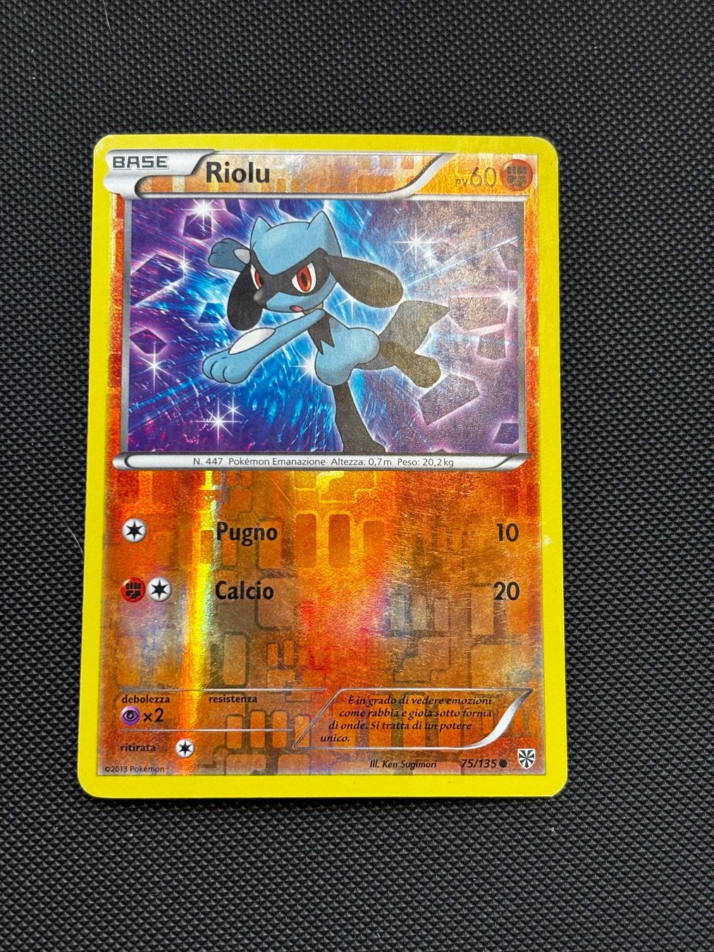 Pokémon Carte collezionabili: It -  Riolu Reverse 75/135 - Pokémon – Usato da Neuchâtel venduto da caraadryn 2