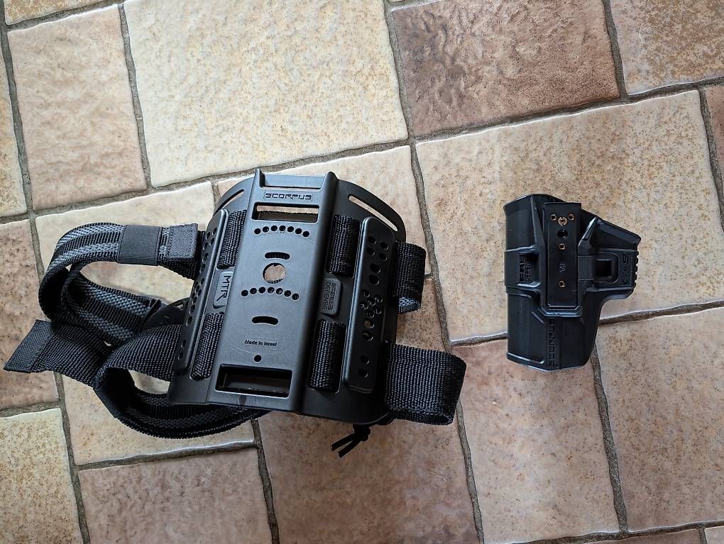 Tiro a segno: Scorpus Beinplatte inkl. Holster Glock 17/19 – Usato da Windlach venduto da Tangler89