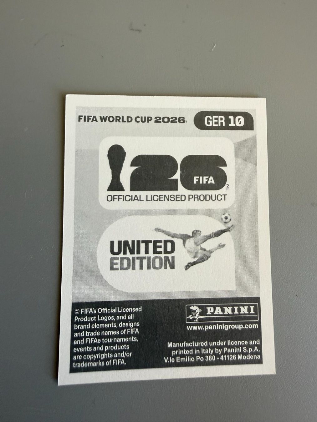 Panini Cartes à collectionner: Panini Joshua Kimmich GER10 – D'occasion à Liebefeld par Ronaldo-1996 1