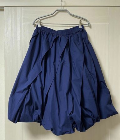 UNIQLO x MARNI collab, Navy blau, Bubble skirt, Grösse S