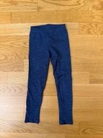 Engel Woll-Seide Leggings Gr. 116 dunkelblau kbT