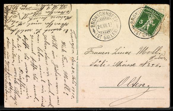 Cartoline postali: AK Wil, Ortsansicht – Usato da Berlin venduto da bartko-reher 1