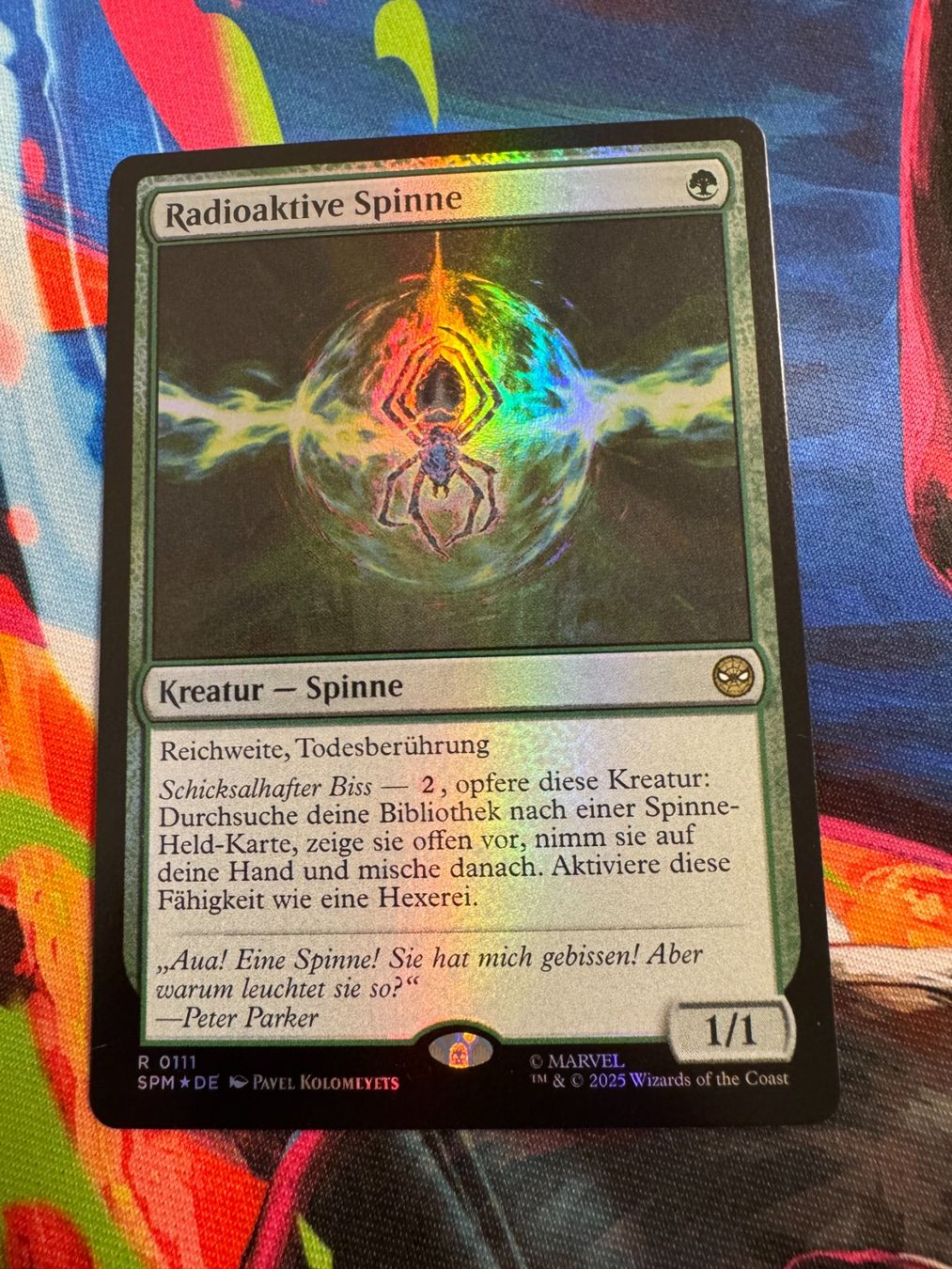 Magic The Gathering Carte collezionabili: Radioaktive Spinne - Foil - Marvel's Spider-Man - Magic – Nuovo (secondo la descrizione) da Bülach venduto da Pfrenzel