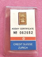 CREDIT SUISSE - 1 GRAMM - N° 62652