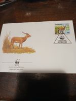 Enveloppe 1er jour Botswana WWF - Antilope rare!