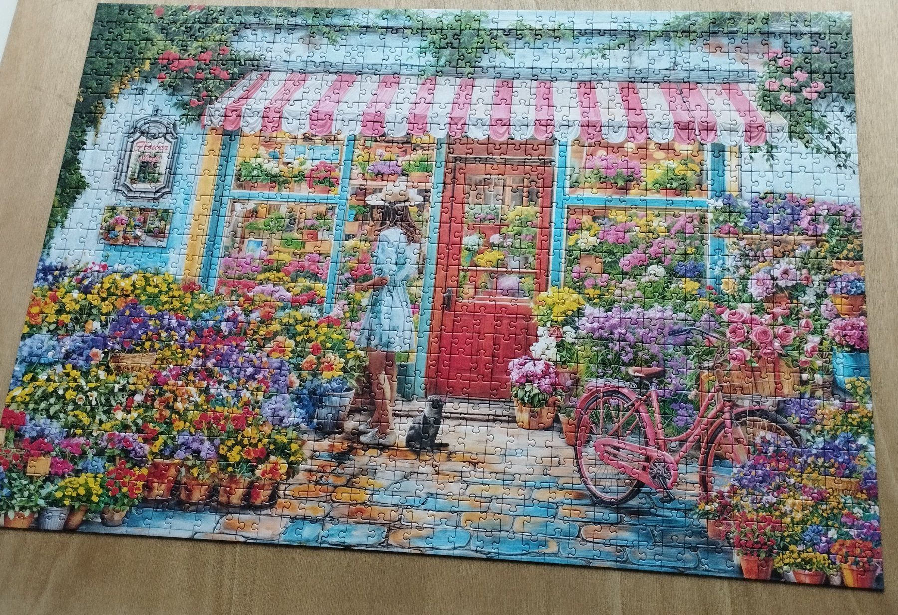 Puzzle: 1000 Puzzle Trefl, Das Blumengeschäft – Nuovo (secondo la descrizione) da Obernau venduto da stimeroli 1