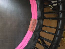 Bellicon Mini Trampolin, Minitrampolin mit Haltestange, Pink