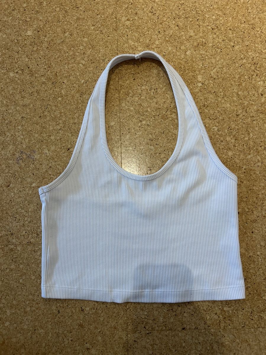H&M Tops: weisses neckholdertop – D'occasion à Schmitten FR par let_k9yc