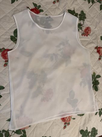 Damen Top Cielo Blu weiss Grösse M