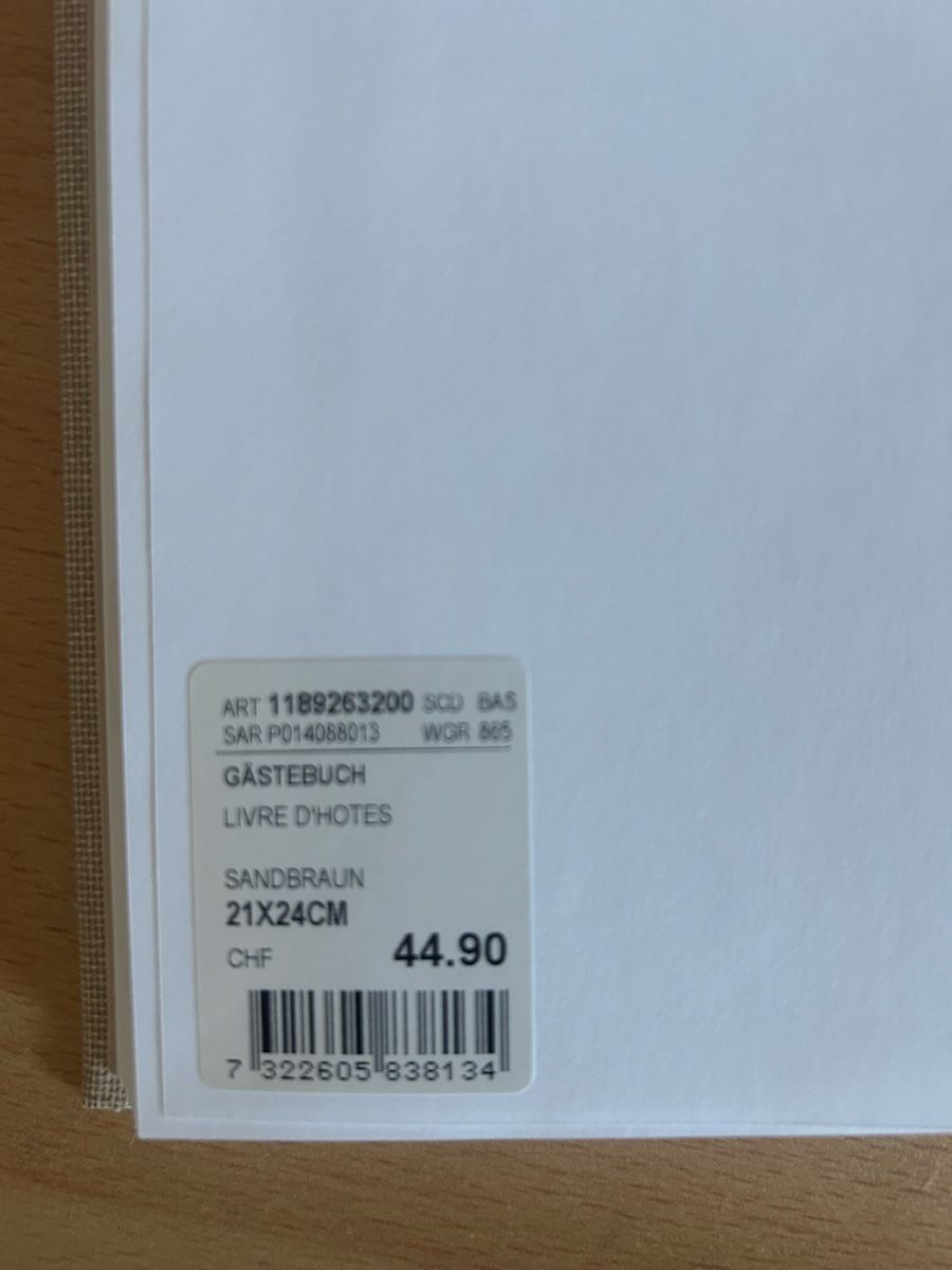 Libri: Livre d’or – Nuovo e nell'imballaggio originale da Fribourg venduto da mag_z6z6 6
