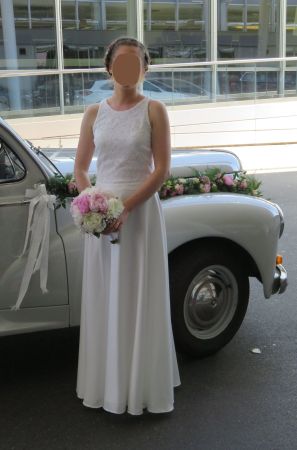 Schlichtes Hochzeitskleid Swing Grösse 36