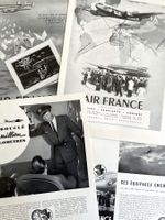Air France - 4 alte Werbungen / Anciennes réclames 1947/51