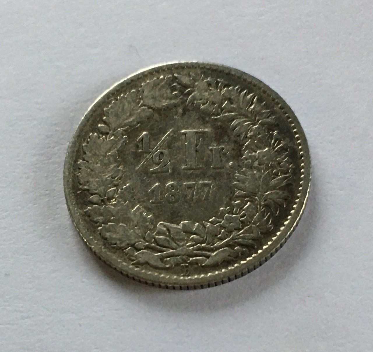 Tutti le monete: 1877 50 Rappen – Usato da Kirchberg SG venduto da Helveticus00