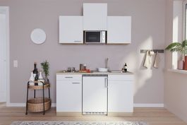 149 Singleküche Küchenzeile 150cm E/S/W - Küche Einbauküche
