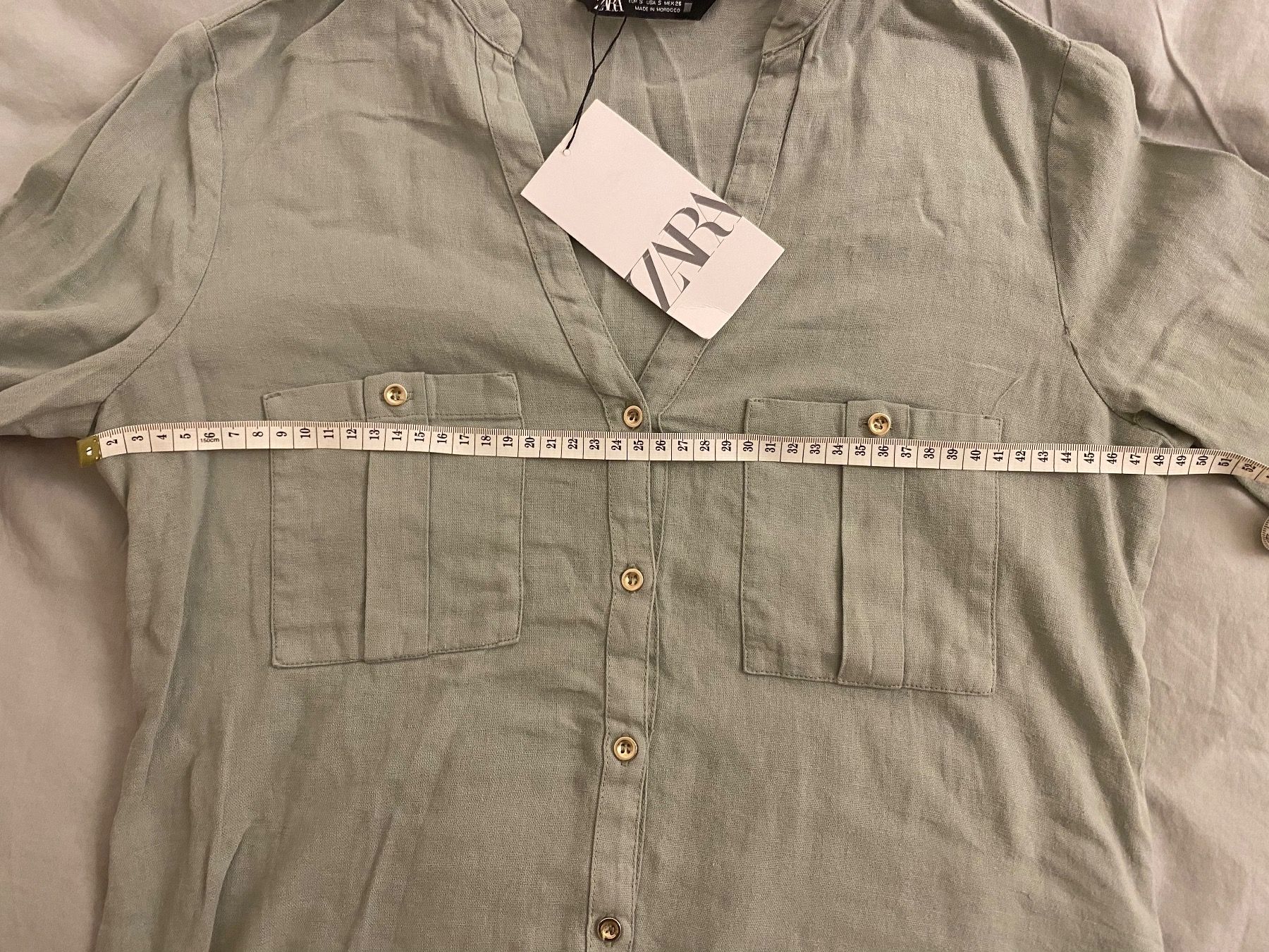 Zara Blusen: Zara Hemd Leinen Grösse S – Neu und originalverpackt aus Cham von Eliissa 6