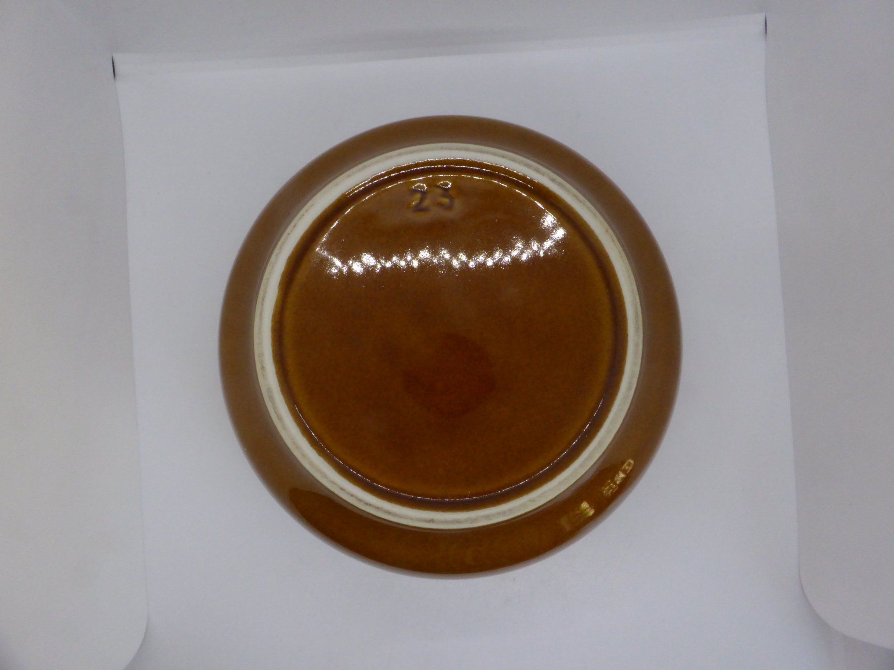 Rössler Ciotole: Rössler saladier brun uni, diamètre 23cm – Usato da Porrentruy venduto da Kim017 6