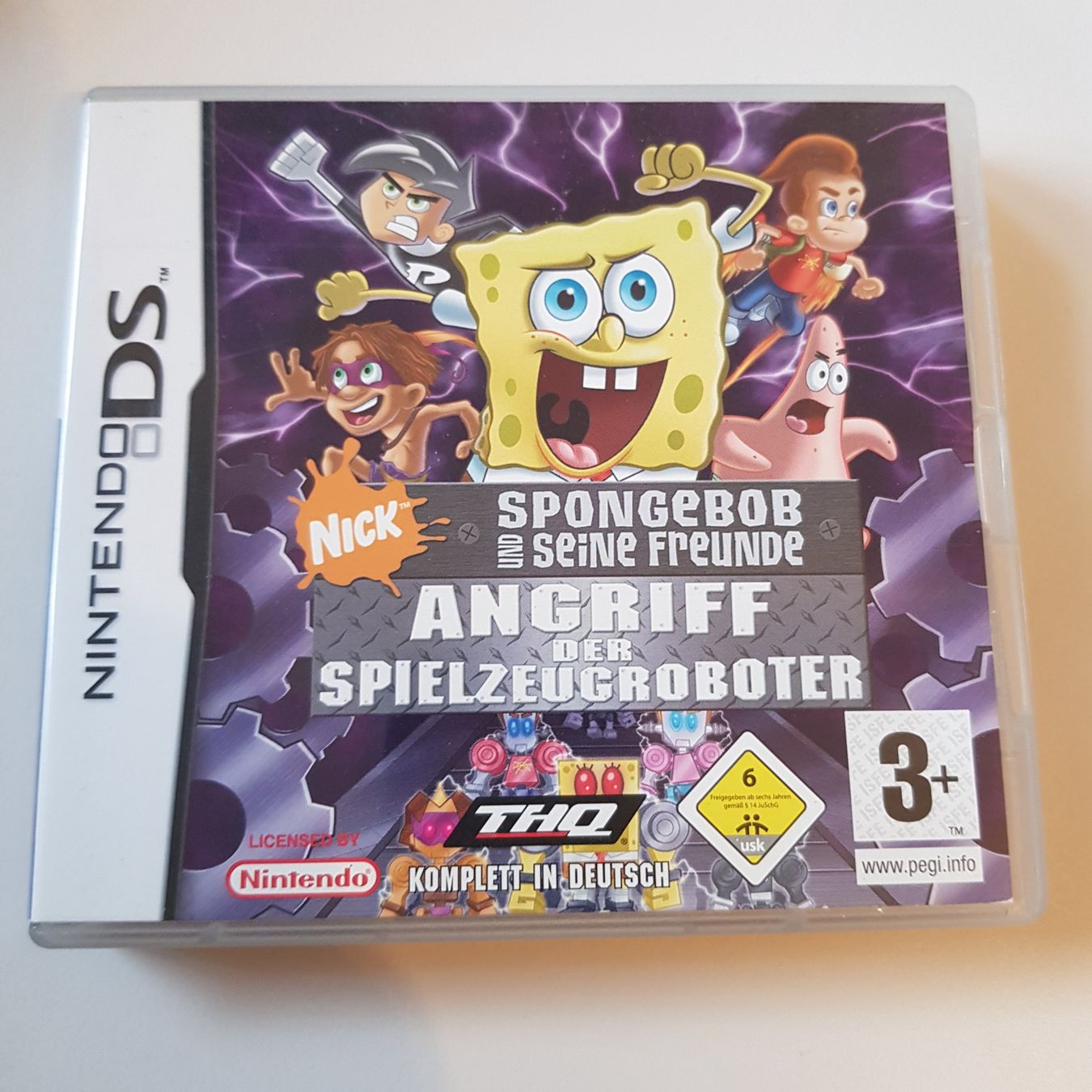 Nintendo Spiele: Spongebob Angriff der Spielzeugroboter /DS – Gebraucht aus Münchenstein von 2DGames