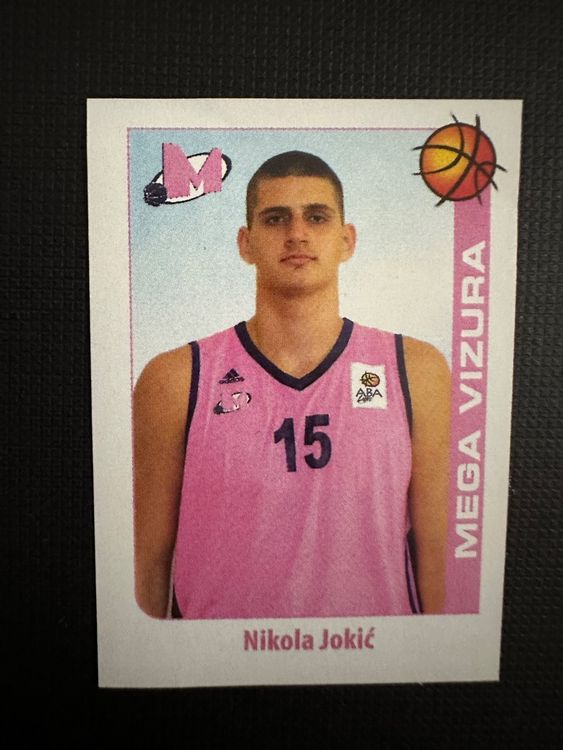 Nikola Jokic #129 Rookie Sticker 2014-15 ABA L. Mega Vizura | Kaufen ...