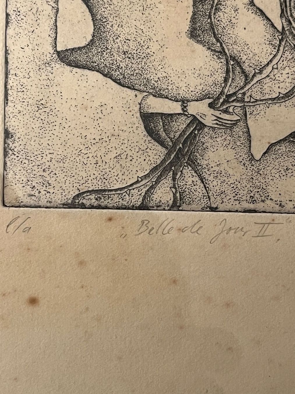 Dipinti: Cla Bertram: Bellevole Joy II - Original Ätzkunst – Usato da Basel venduto da PAUL_ART 2