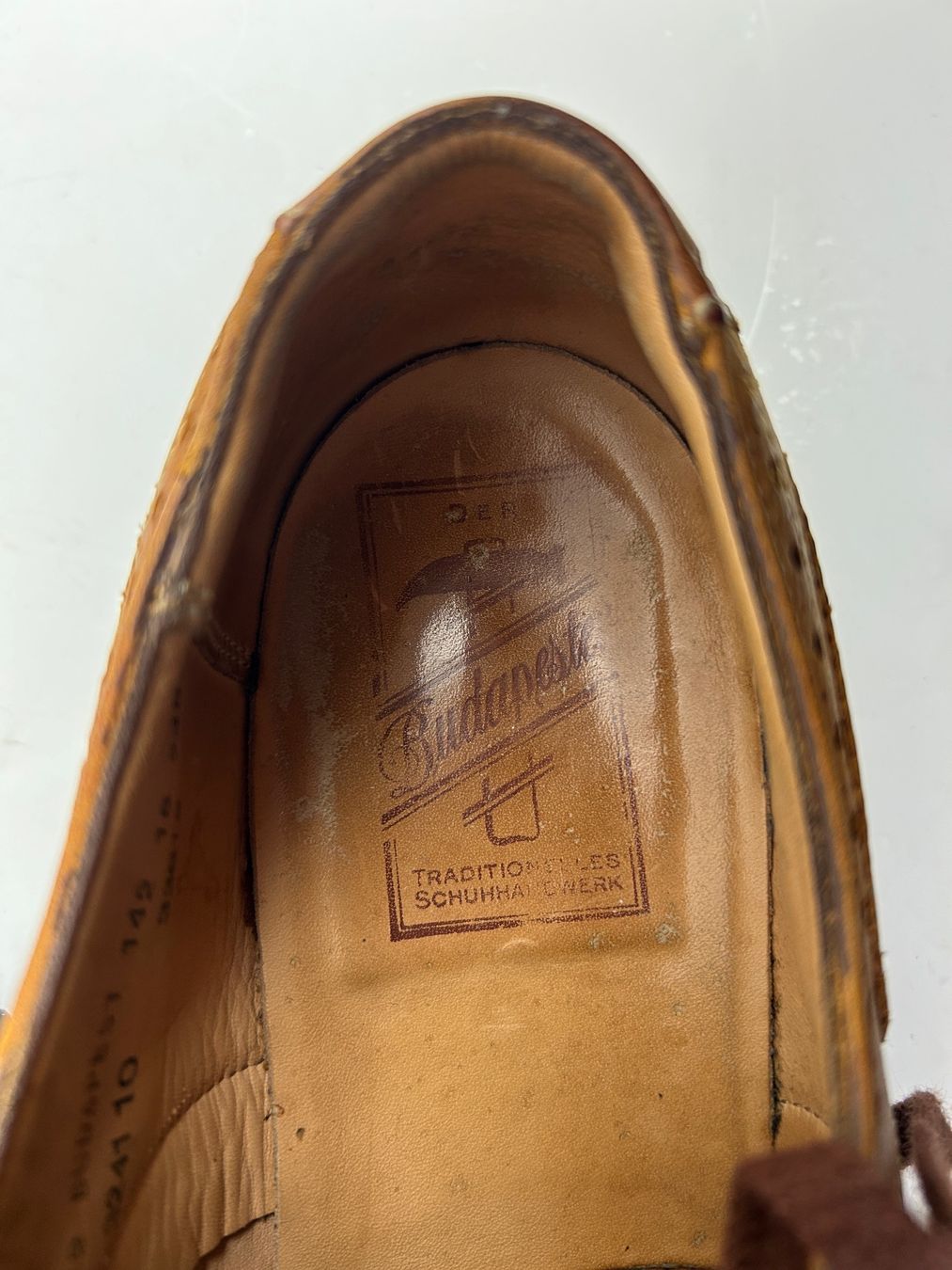 Scarpe da uomo: Herrenschuh, echte Budapester Wintertauglich, Gr. 10 – Usato da Rheineck venduto da emma.gut 7