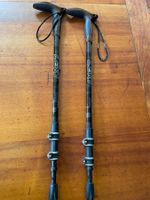 LEKI Black Series Carbon Wanderstöcke Trekkingstöcke | 63 cm