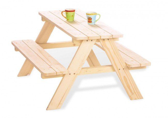 Set di tavolo e panche: Kindersitzgruppe Niki Pinolino – Nuovo e nell'imballaggio originale da Kriens venduto da Mikado-Geschenke 1