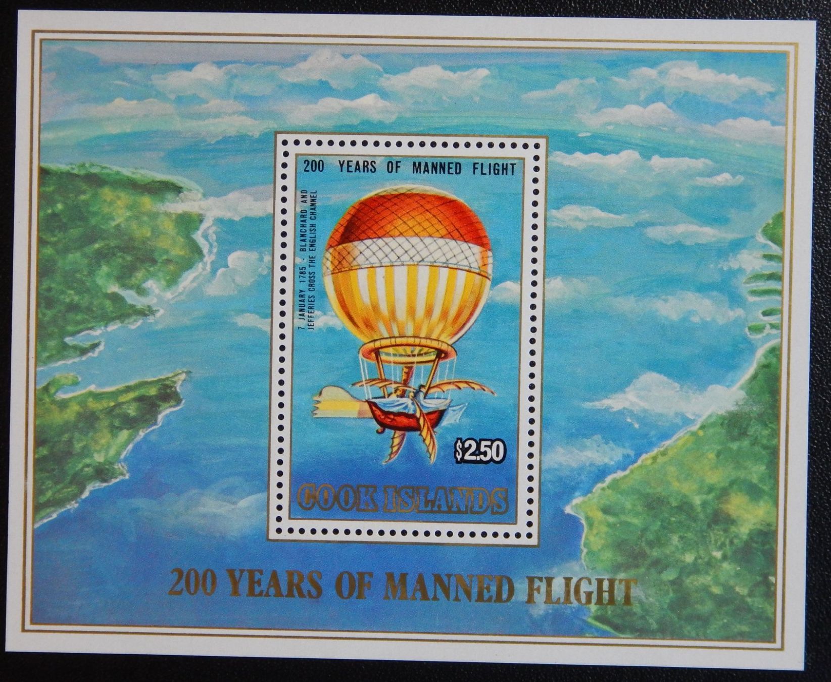 Tutti i francobolli: Cook Islands Kat. Block 143 ** 1985 Ballon – Usato da Zürich venduto da Muehlekauf
