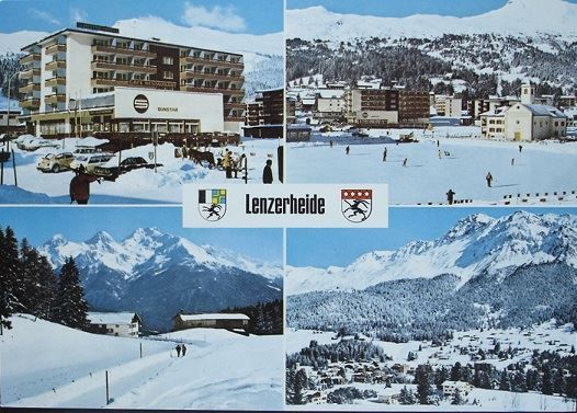 Cartes postales: LENZERHEIDE Cafe Restaurant Sunstar, Auto – D'occasion à Jona par philajona