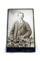 5x klassische "PORTRAIT CARTE-DE-VISITE", um 1900/1920