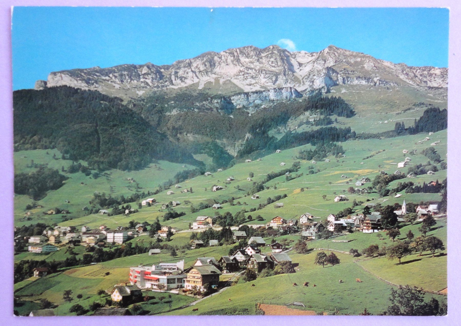 Cartoline postali: Kurort Amden mit Mattstock – Usato da Fétigny venduto da Billy2miny