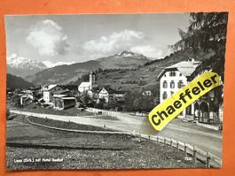 Postkarte Laax mit Hotel Seehof Aufnahme Jules Geiger 7336
