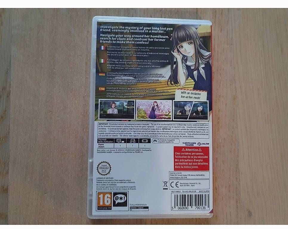 Nintendo Spiele: Root Letter Day One Edition sur Switch – Neu (gemäss Beschreibung) aus Nyon von jeu_vg5x 1