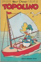 Italian edition Disney TOPOLINO # 558 AUG 7 1966 vintage Mic