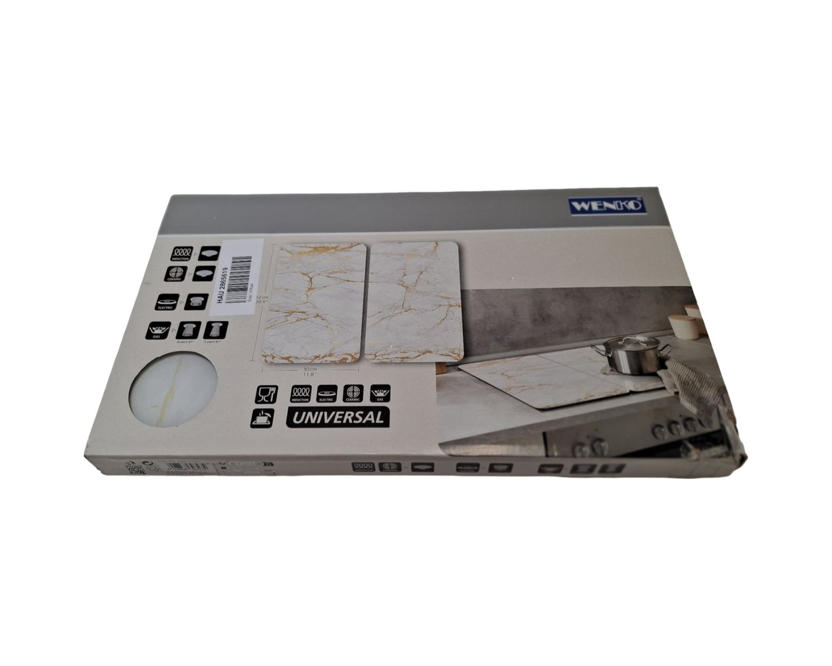 Piatti di portata: WENKO 2 Glas-Abdeckplatten Modell Marmor Gold – Nuovo (secondo la descrizione) da Wil SG venduto da Restwert_Wil 1