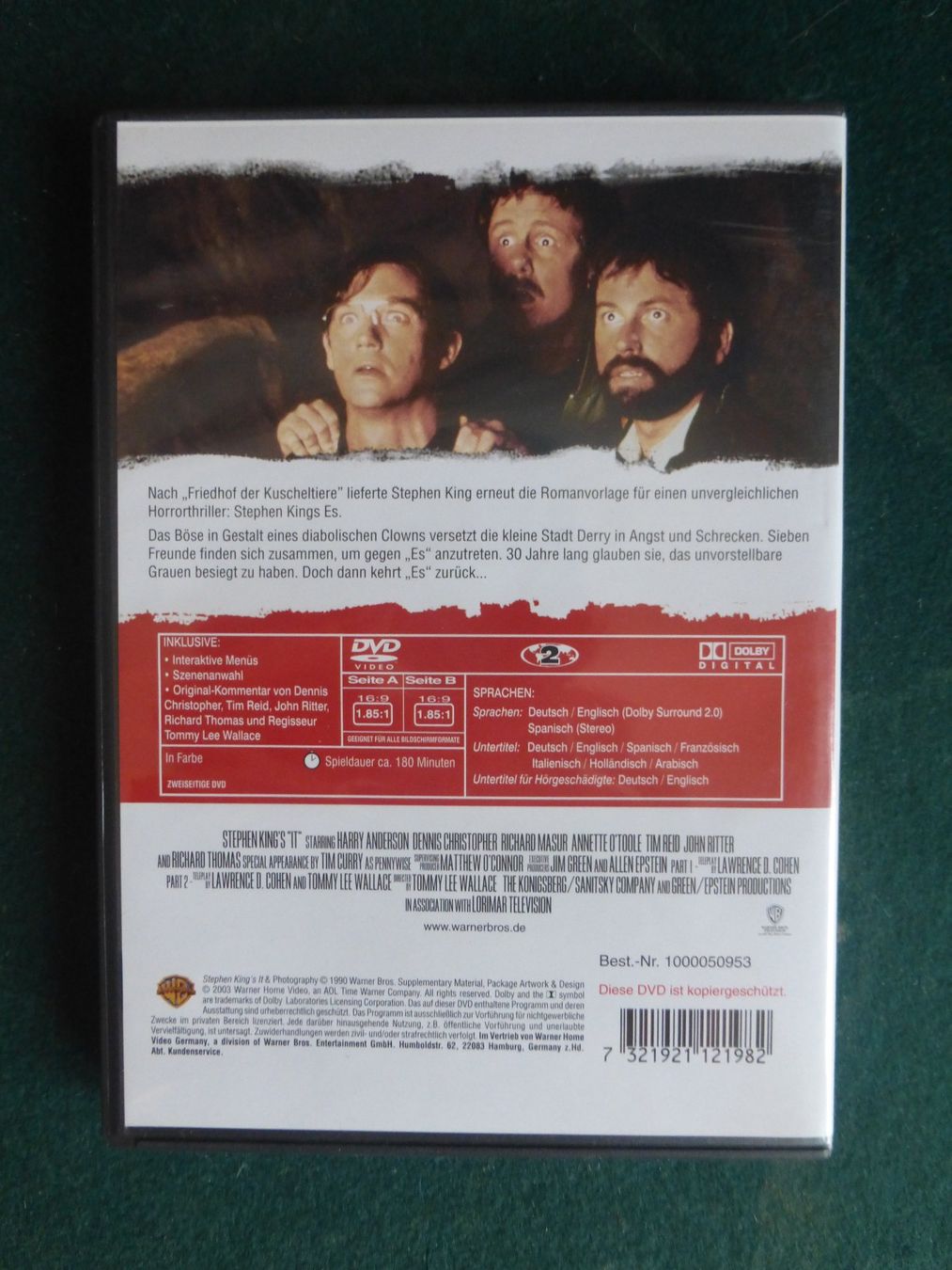 Tutti i DVDs: It Es Stephen King 1990 Original Version Horror DVD – Usato da Zumikon venduto da psisound 1