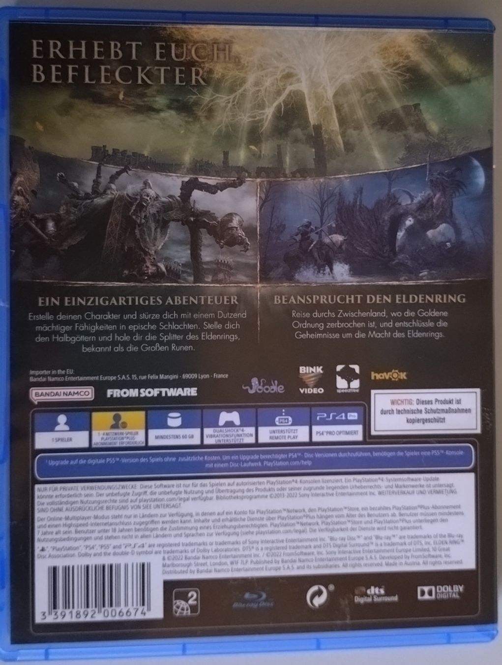 Sony Spiele: Elden Ring PS4 – Gebraucht aus Kreuzlingen von Karakan2412 1