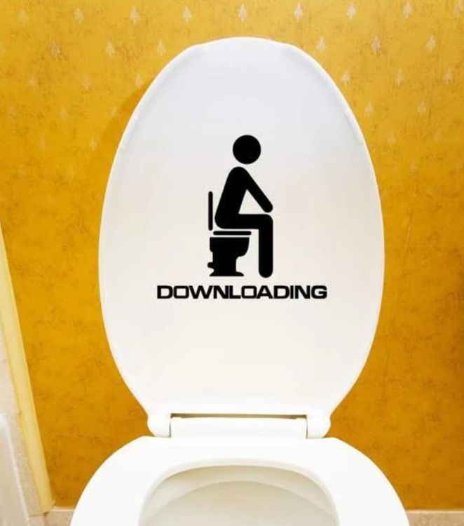 Aufkleber für Toilettendeckel Kaufen auf Ricardo