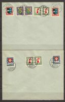 1926 : 2 Briefe mit Pro Juventute - ohne Adresse