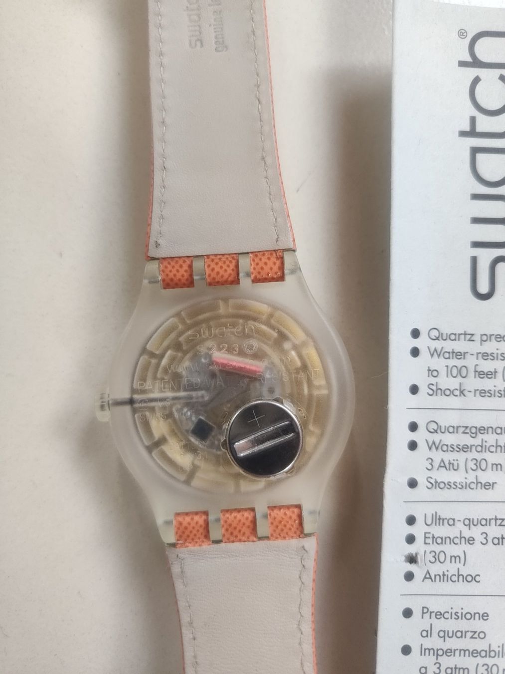 Swatch Orologi: Montre Swatch quartz orange Squeezed Pumpkins – Usato da Vulliens venduto da cochise0 2