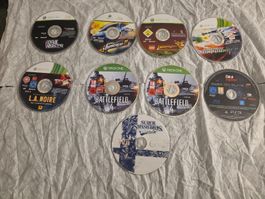 Lot De 9 Jeux PlayStation 2 (PS2) - Disques Avec Rayures, Vendus Pour Boîtes Et Notices