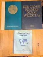 2 Weltatlanten Reader's Digest und            1 Schulatlas 