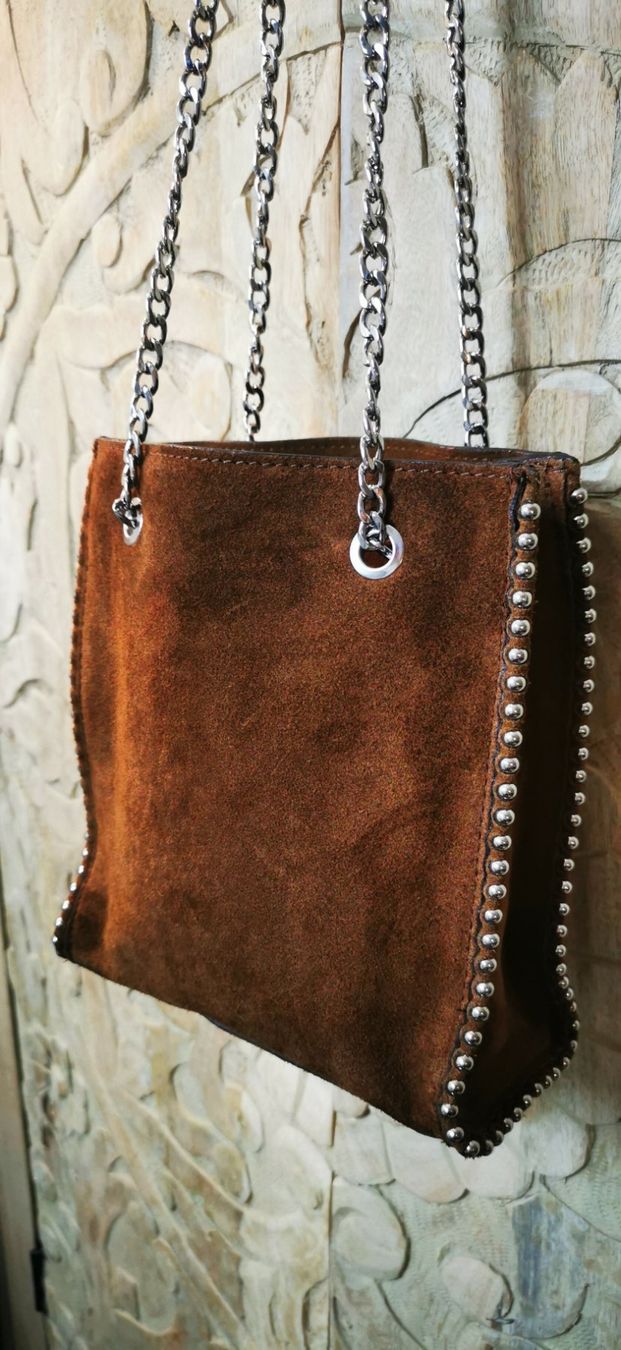Zara Borse da donna: Echtleder Tasche / Umhängetasche braun – Usato da Wettingen venduto da JasminL92 1
