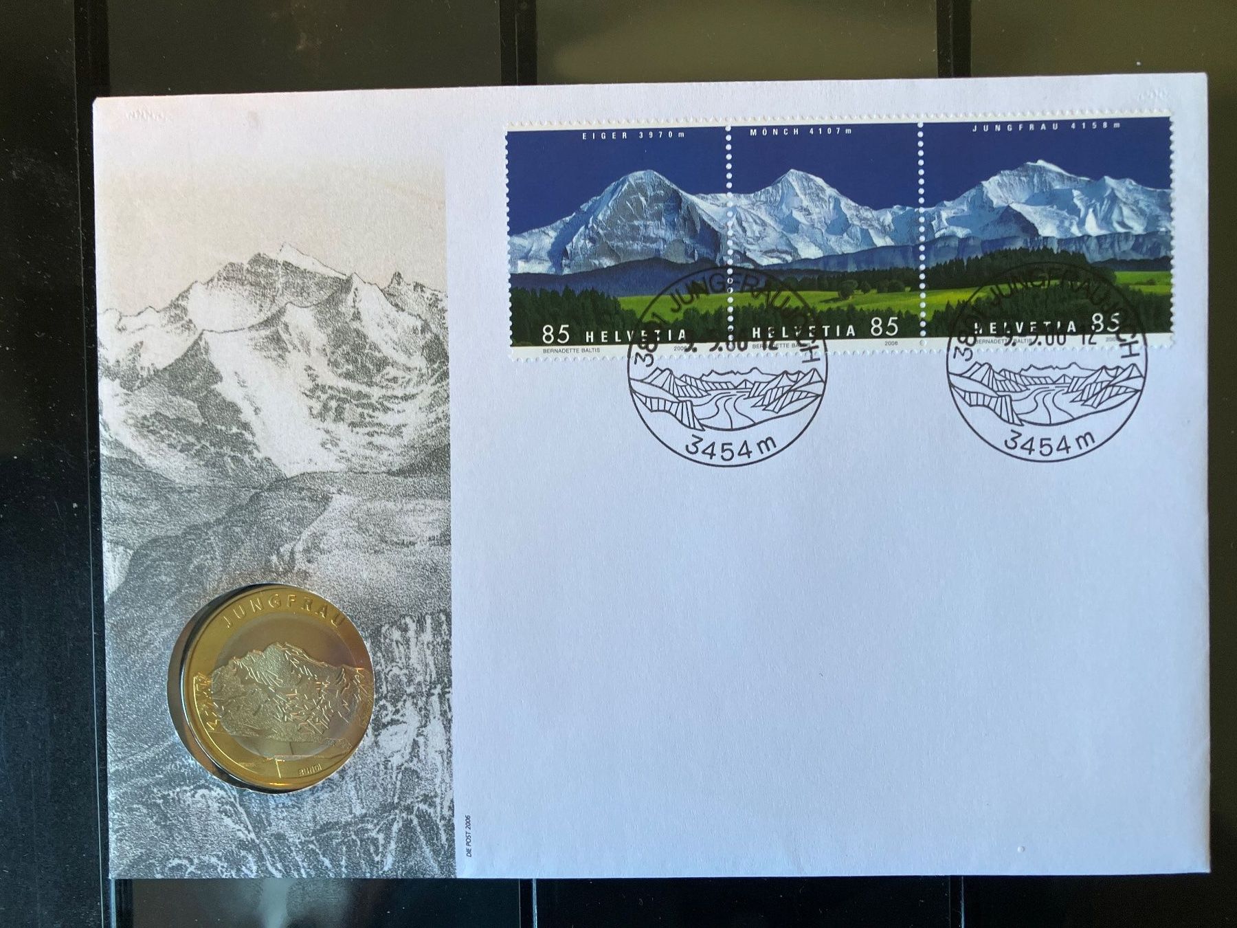 Alle Münzen: 10 Franken Münzbrief Jungfrau – Gebraucht aus Baar von Ramona10