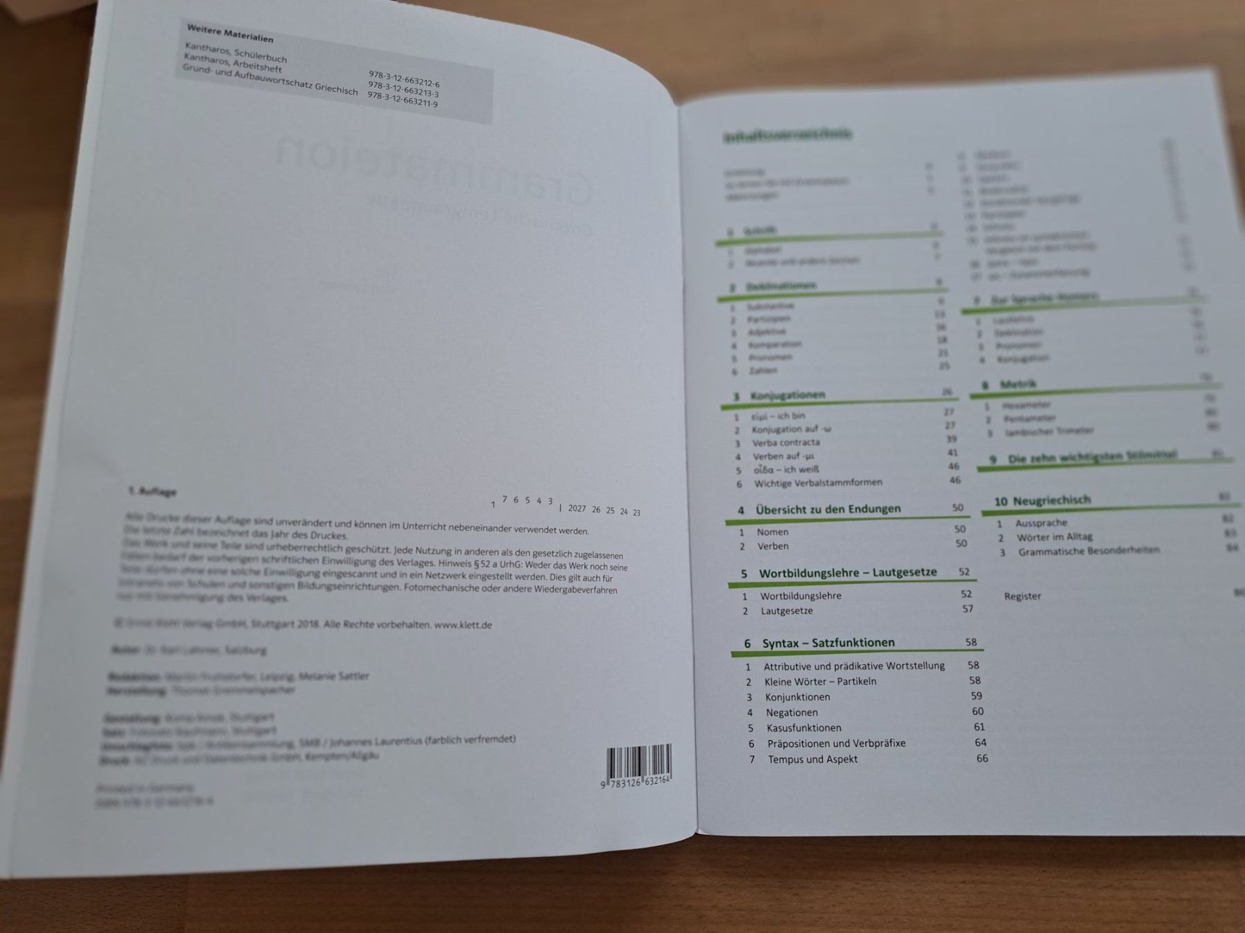 Libri: Grammateion - Griechische Lerngramatik – Usato da Thun venduto da mo_ba 1